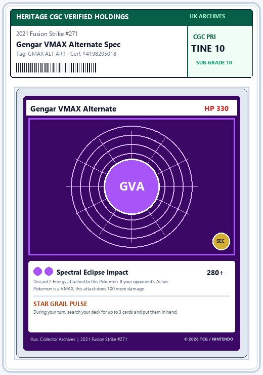 Gengar VMAX Alternate Art